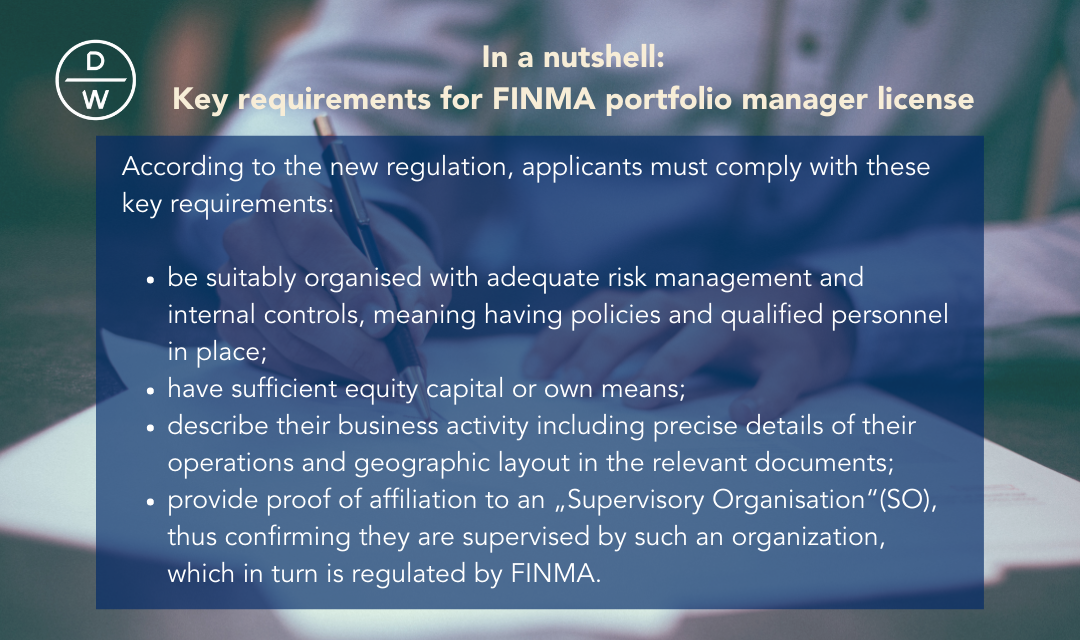 FINMA requirements